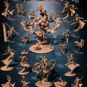 STL 3D Pack Heroes Infinite Thieves of the Shadowsands Guild | Dnd, Tabletop, RPG, PathFinder, Miniature