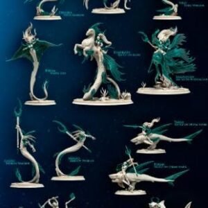 STL 3D Pack Heroes Infinite Kingdom of the Depth | Dnd, Tabletop, RPG, PathFinder, Miniature