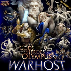 STL 3D Pack Heroes Infinite Greek Gods and Heroes of Olympus | Dnd, Tabletop, RPG, PathFinder, Miniature