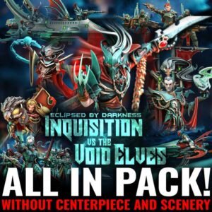 STL 3D Pack Heroes Infinite Inquisition vs the Void Elves | Dnd, Tabletop, RPG, PathFinder, Miniature